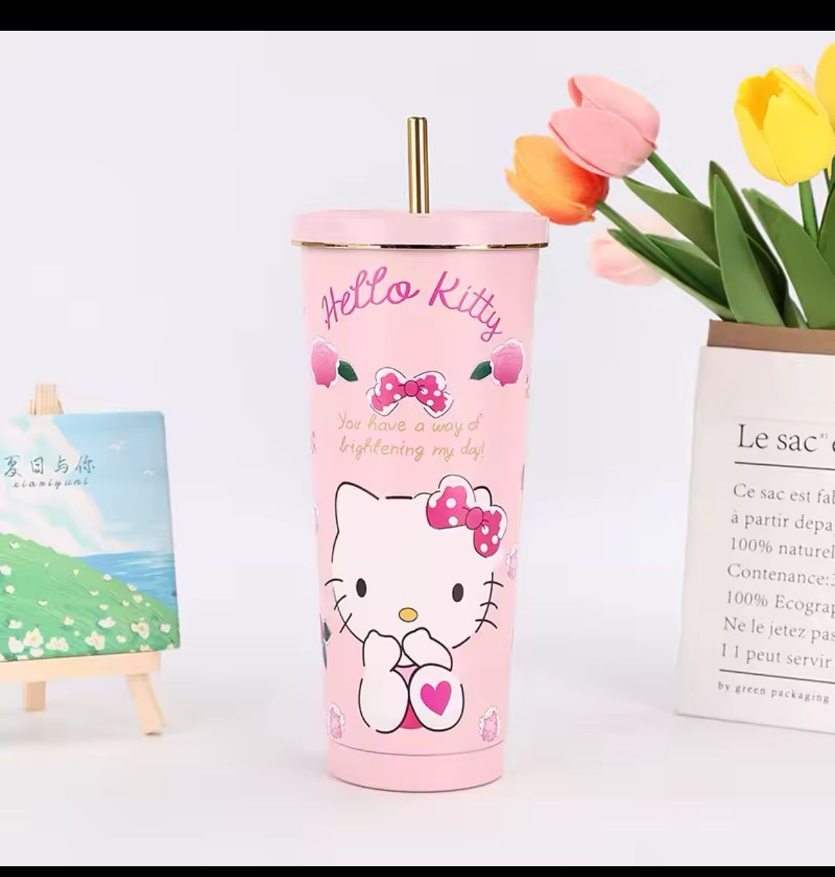 Miniatura 5 de Taza Termo kawaii Hello Kitty 1000ML ani
